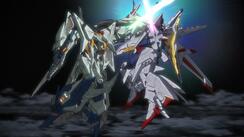 《闪光的哈萨维》黑夜空中决战片段